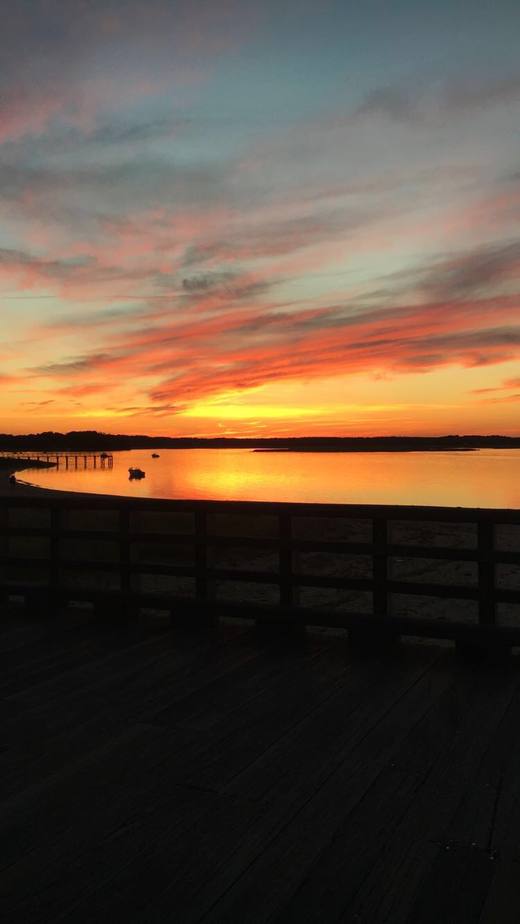 Sunset over Duxbury Bay