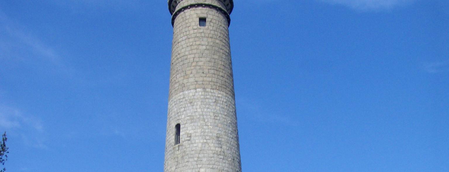 The Myles Standish Monument on Captain's Hill