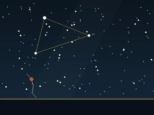 Chart of the night sky over Duxbury Bay