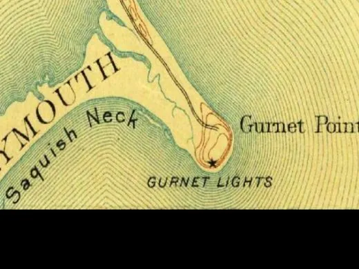 The Gurnet on the 1893 survey sheet